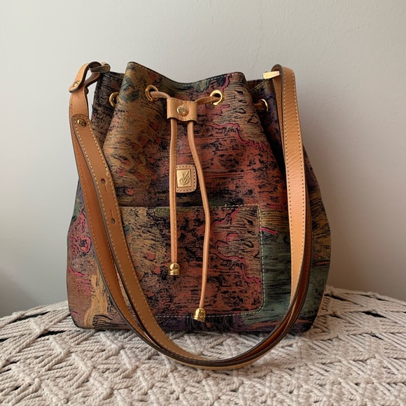 Vincent Van Gogh Paris-Amsterdam 1853 Bucket Bag - Picture 2 of 11